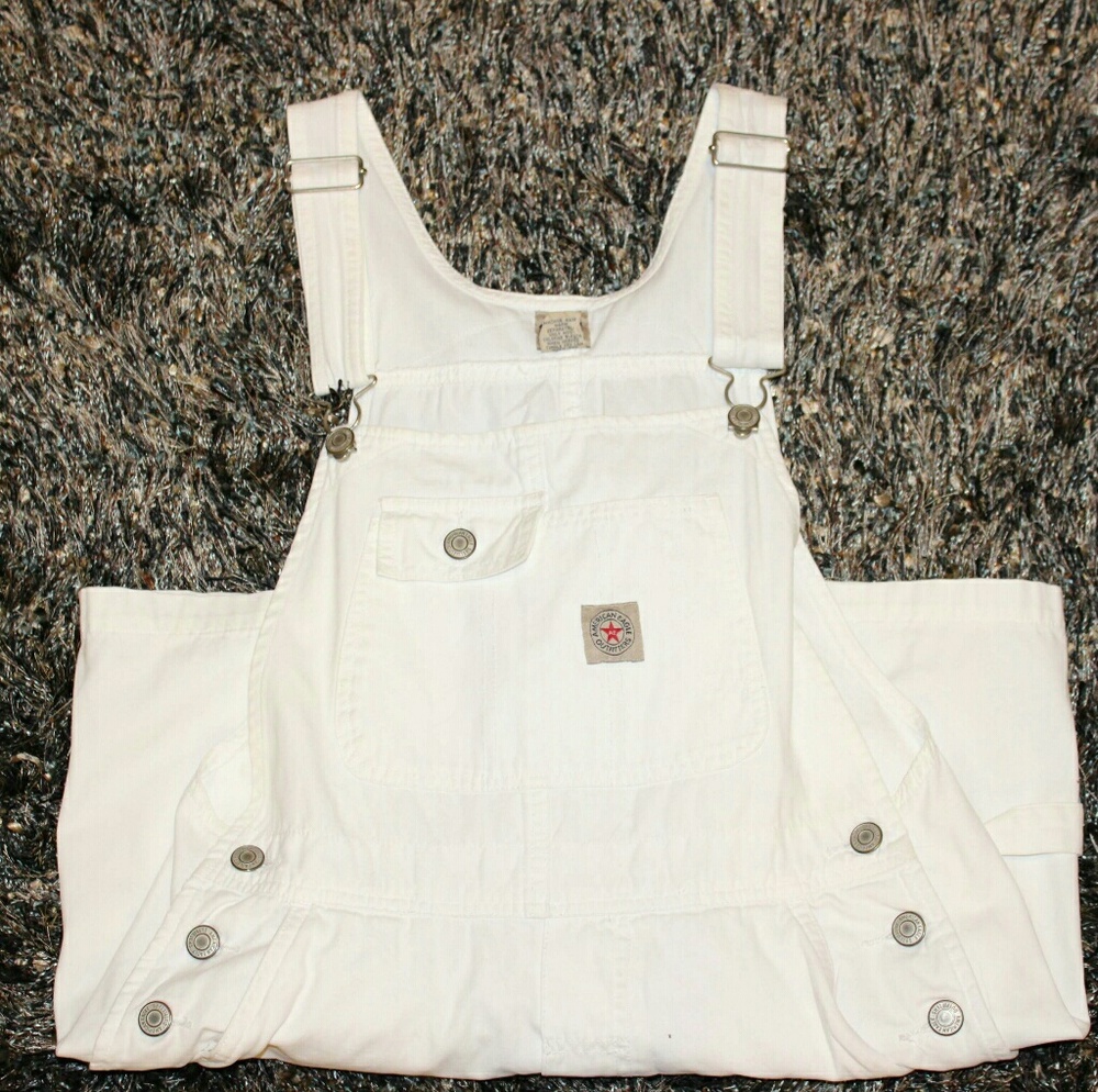 American Eagle Outfitt Overall Shorts White Small